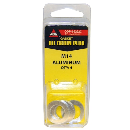 Ags Accufit Oil Drain Plug Gasket Synthetic M12, 2 per Card, PK4 ODP-65292C